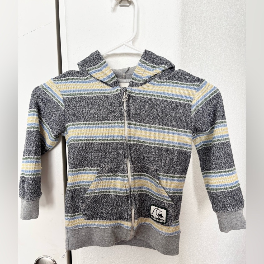 Quicksilver Striped Hoodie